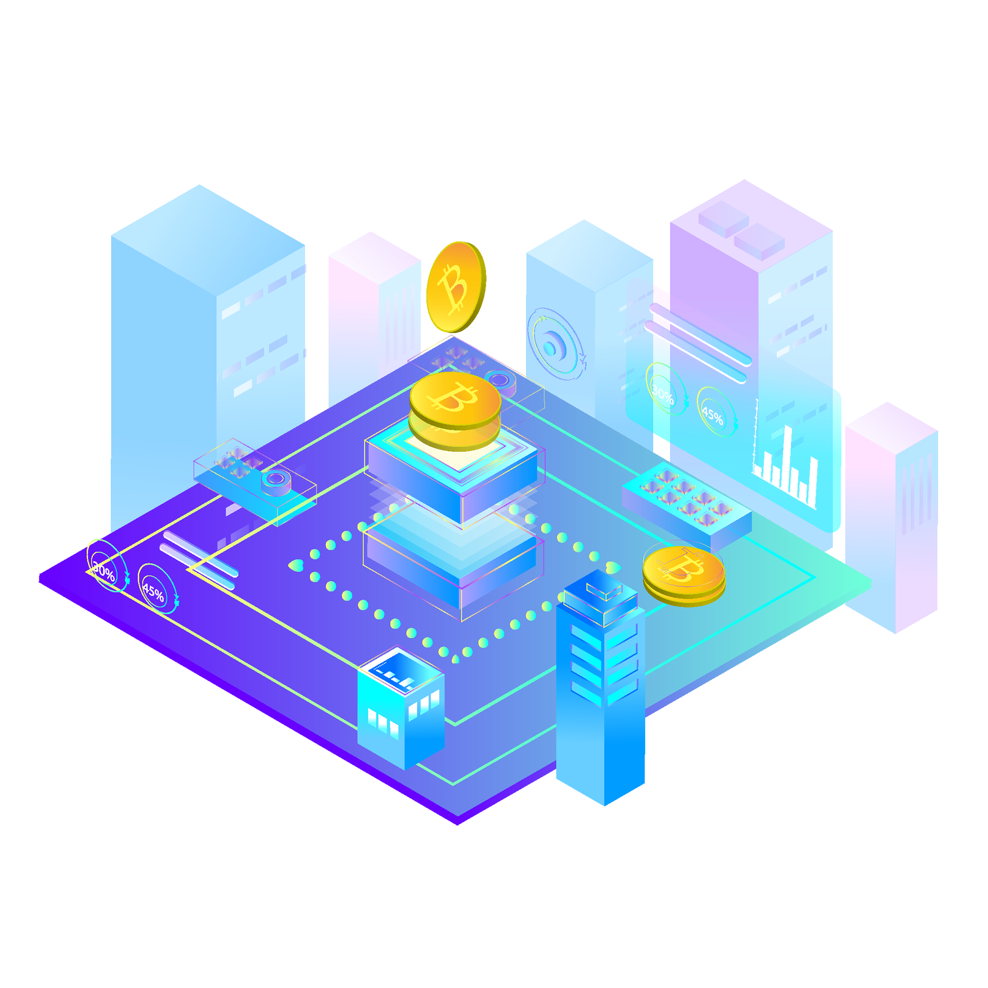 ETH Mining Illustration